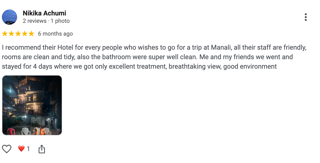 5 Star Google Review