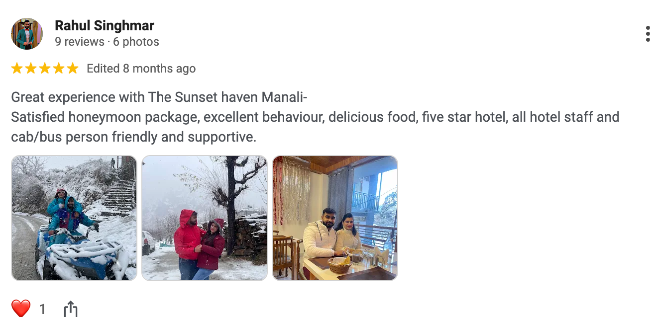 5 Star Google Review